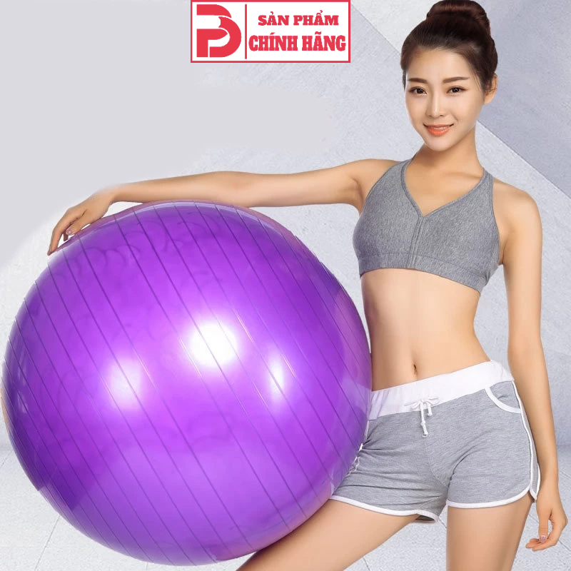 Ảnh Bóng tập Yoga tập gym massage cao cấp có bơm bóng chống nổ Prowin Fitness 1