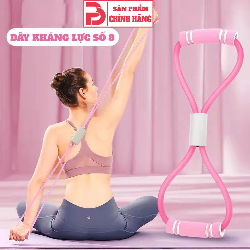 Ảnh Dây kháng lực số 8 tập Prowin Fitness Yoga Gym chuyên dụng 1