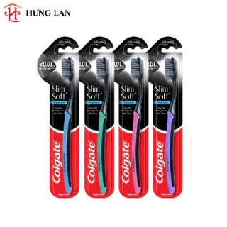 Bàn chải đánh răng Colgate than hoạt tính slimsoft charcoal siêu mềm mảnh