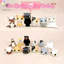 Sưu tầm set phụ kiện trang trí tượng đồ chơi thú đeo mặt mạ mèo cute Bữa Tiệc Cosplay Của Thú Cưng