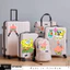 Set 100 Sticker SpongeBob & Patrick Hoạt Hình Chống Nước Dán Laptop Vali Mũ Bảo Hiểm