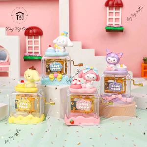 Đồ chơi Sưu tầm Hộp Nhạc Tay Quay Để Bàn Sanrio Characters – Phụ Kiện Decor Quà Tặng Mini Dễ Thương