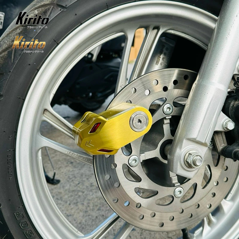 Khóa Đĩa Xe Máy Báo Động Chống Trộm Cao Cấp - Chống Nước - Thép Không Gỉ - 4 Chìa
