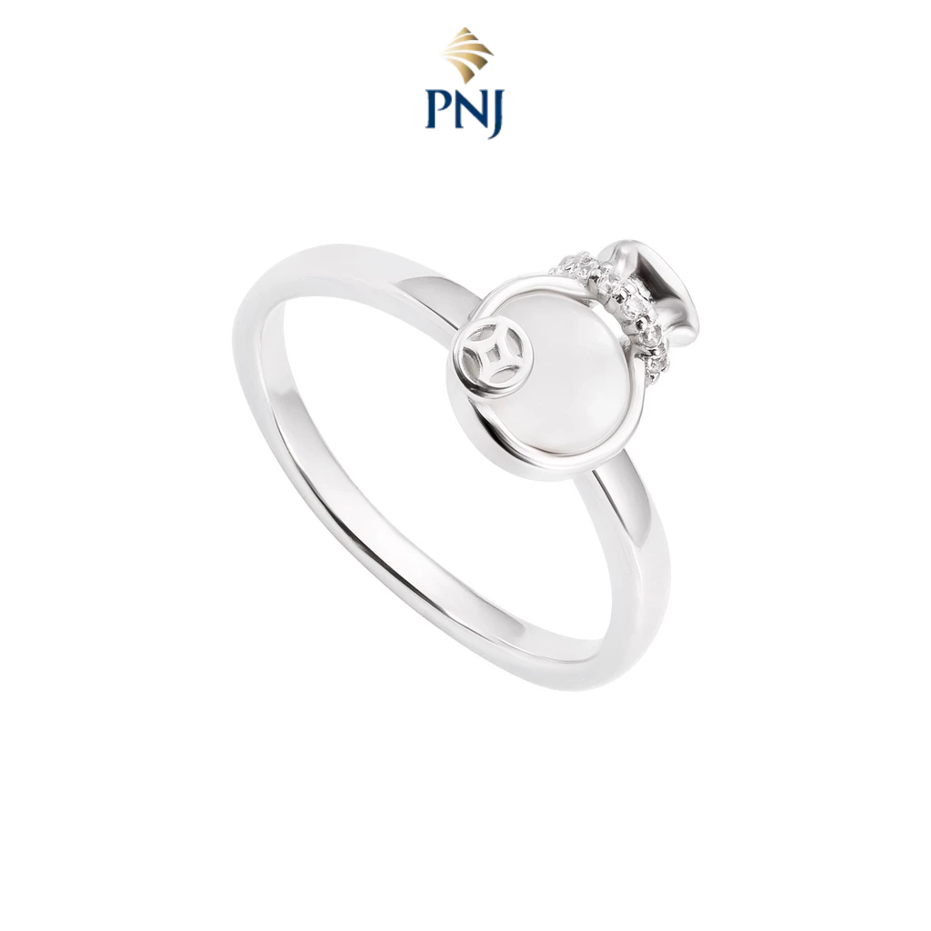 Nhẫn Bạc đính Mother of Pearl PNJSilver PMXMW060002 | Shopee Việt Nam
