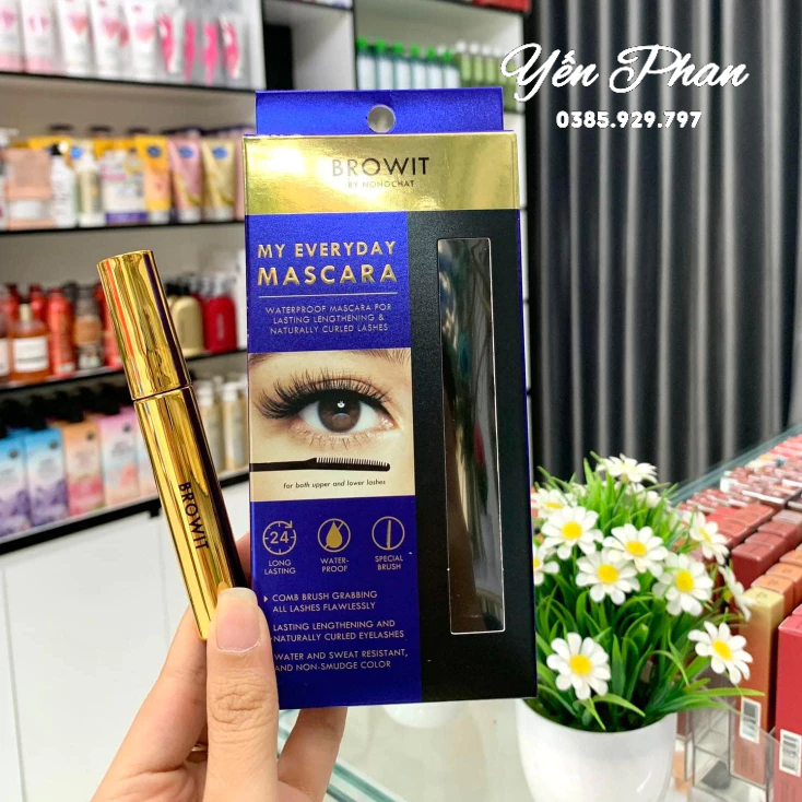 Mascara Nongchat Lâu Trôi, Chống Nước My Everyday Browit By Nongchat CHUỐT MI NONG CHAT XANH