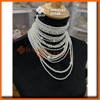 [ DAISVYN ] N855 MILKY WAY hạt ngọc trai nhân tạo , dây chuyền cưới, nhận thiết kế dây chuyền ngọc trai nhân tạo
