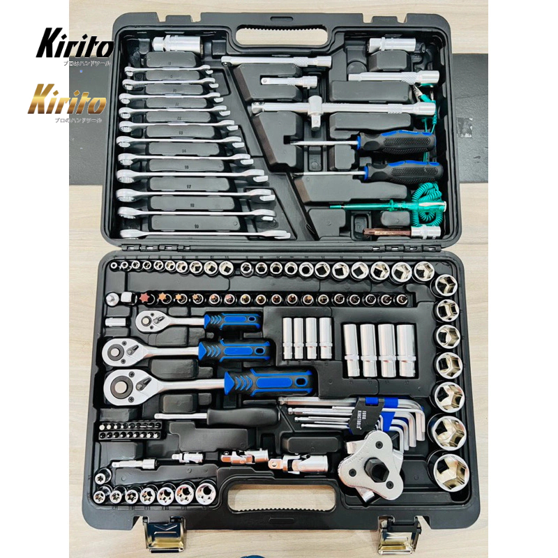 Bộ Dụng Cụ Sửa Chữa Ô Tô Xe Máy Đa Năng EUROKING Tools 121 Chi Tiết Thép Cr-V Cao Cấp