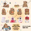 Đồ chơi Blind Box Hộp Mù Mô Hình Capybara Mini Cute - Quà Tặng Decor Xinh Xắn KAPIBARA NGỐC NGHẾCH