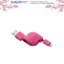 Cáp cuộn microUSB Elecom MPA-AMBIRLC08 - chống rối tiện lợi dây rút thông minh