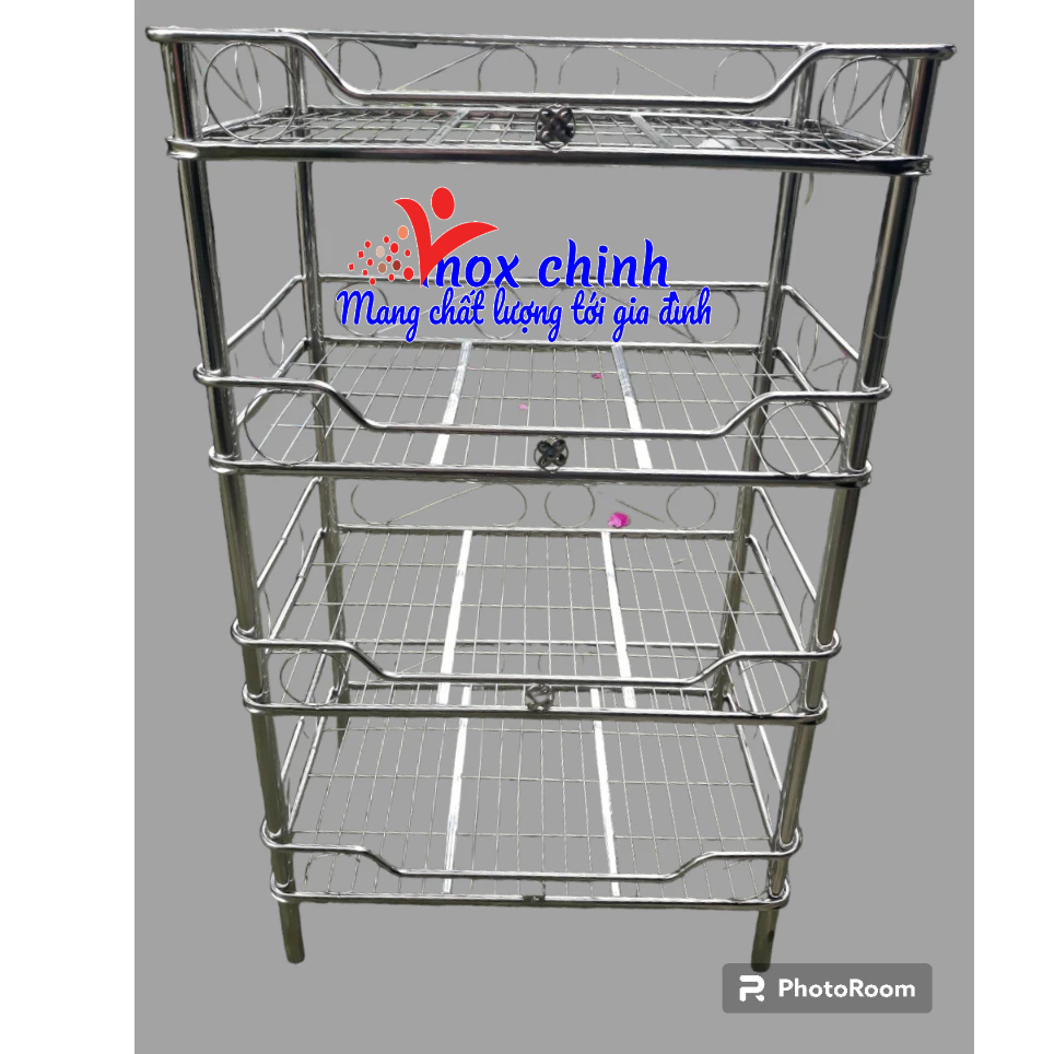 Kệ inox 4 tầng ( cao 100cm, dài 60cm, rộng40cm) | Shopee Việt Nam