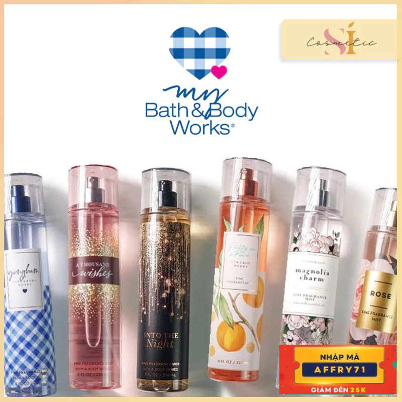 Body Works Top Body Sprays [Fullsize] Body Mist Bath Body Works