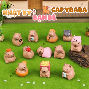 Sưu Tầm Quà Tặng Đồ Chơi Blind Box Hộp Mù/ Túi Mù Capybara Bản Mini Cute – Nhật Ký Bạn Bè Capybara🎁