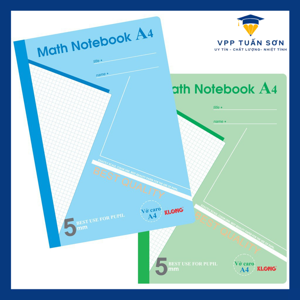 Giáo Án Caro Klong A4 Math Notebook - 200 trang - Ms: 298 | Shopee Việt Nam