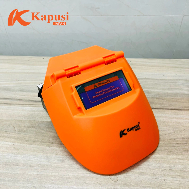 Phụ kiện dùng cho thợ hàn thương hiệu kapusi tools với kính hàn, mũ hàn, găng tay hàn cao cấp