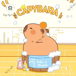 ♨️Tuyển Tập 1 Hộp Lẻ (1 Bé) Blind Box Capybara Cute–Mô Hình Chuột Lang Nước Trang Trí TG CAPYBARA♨️