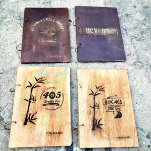 Bìa menu gỗ size A4, A5 Plywood [ FREE KHẮC LOGO ] - Lynhdecor