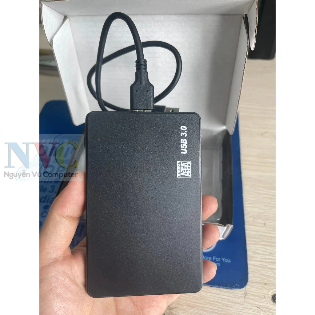 Ổ Cứng Di Dộng Hdd 160gb 250gb 320gb 500gb 750gb 1tb Chuẩn Usb 30 Box Đen Shopee Việt Nam 2155