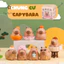 Sưu tầm đồ chơi BLIND BOX hộp mù mô hình mini chuột lang nước hoạt hình dễ thương CHUNG CƯ CAPYBARA