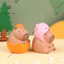 Sưu tầm đồ chơi BLIND BOX hộp mù mô hình mini chuột lang nước hoạt hình dễ thương CHUNG CƯ CAPYBARA