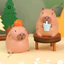 Sưu tầm đồ chơi BLIND BOX hộp mù mô hình mini chuột lang nước hoạt hình dễ thương CHUNG CƯ CAPYBARA