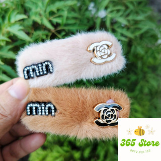Set 2 Kẹp mái lông chất đẹp dễ thương Hàn Quốc