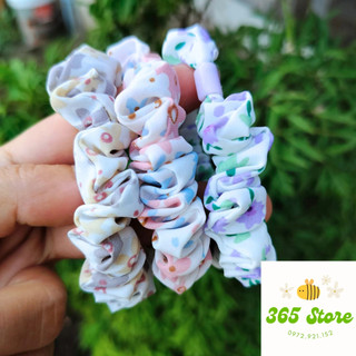 1 Dây Buộc Tóc Scrunchies Mini Dễ Thương Cute Phong Cách Hàn Quốc-Giao Màu Ngẫu Nhiên