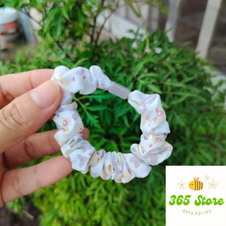 1 Dây Buộc Tóc Scrunchies Mini Dễ Thương Cute Phong Cách Hàn Quốc-Giao Màu Ngẫu Nhiên