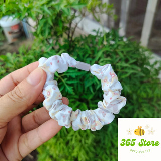 1 Dây Buộc Tóc Scrunchies Mini Dễ Thương Cute Phong Cách Hàn Quốc-Giao Màu Ngẫu Nhiên