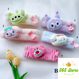 Băng Đô Rửa Mặt / Trang Điểm Không Đường May Họa Tiết Hoạt Hình Dễ Thương Phong Cách Mới 2023