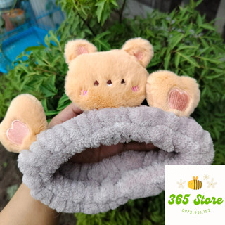 Băng Đô Rửa Mặt / Trang Điểm Không Đường May Họa Tiết Hoạt Hình Dễ Thương Phong Cách Mới 2023