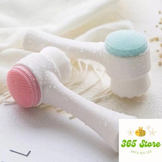 Cọ Rửa Mặt 2 Đầu Massage Mặt