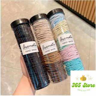 Ống 100 Dây Cột Tóc Cao Su Thời Trang Cho Nữ - Sét 100 Chun Buộc Tóc Cho Bé Phong Cách Hàn Quốc