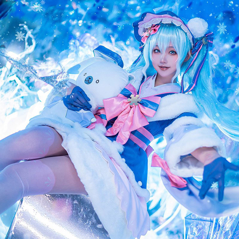 [Order 7-10 Ngày] Trang Phục Hoá Trang Cosplay Hatsune Miku Snow 2023 ...