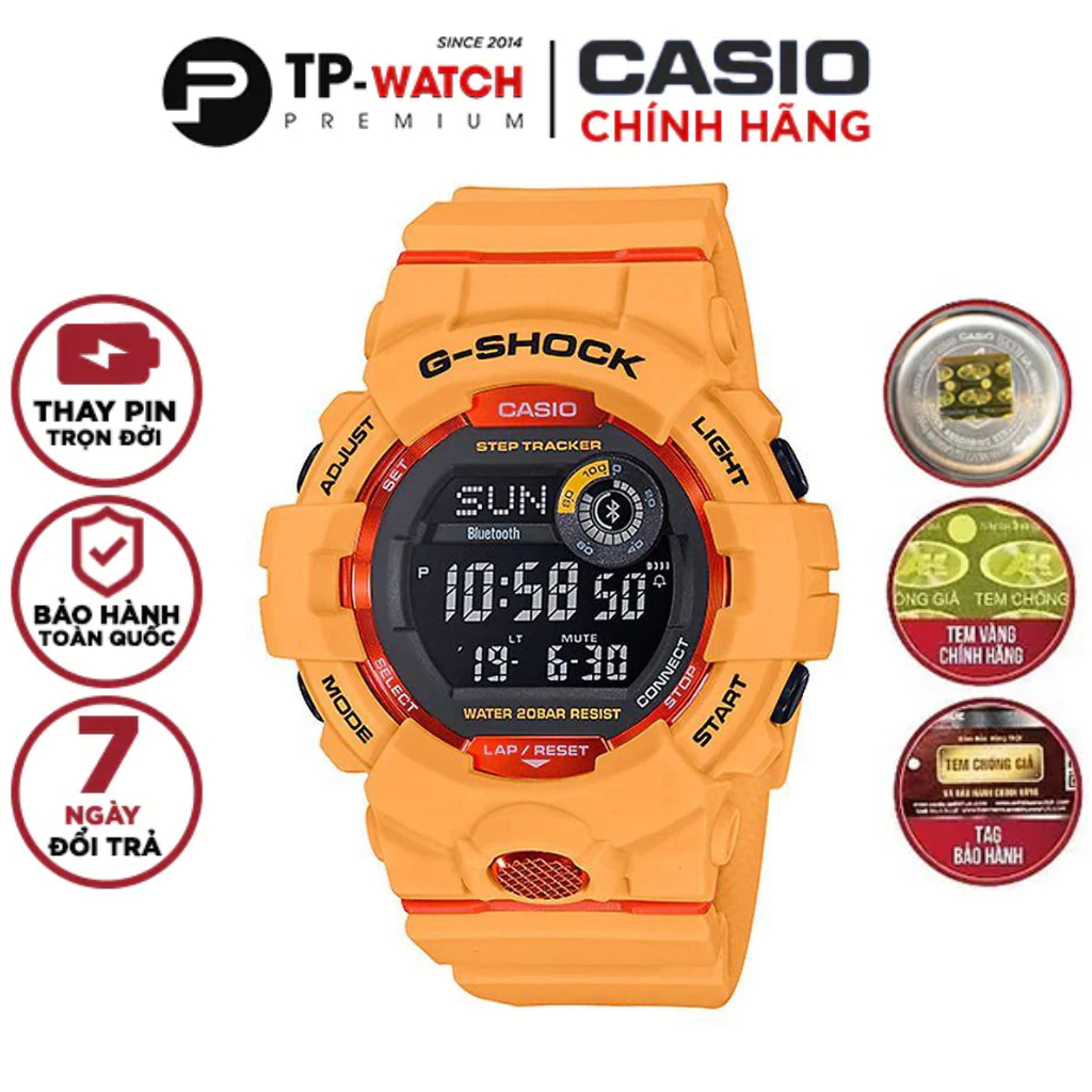 ng H Nam Day Nh a Casio G Shock GBD 800 4DR Bluetooth m b c chan o l ng Kcalo a t GBD 800 4 Shopee Vi t Nam