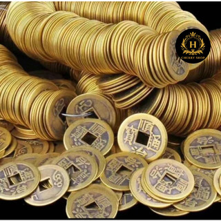 (SALE SỐC) combo 5 Đồng tjền xu âm dương chiêu tài, chiêu lộc