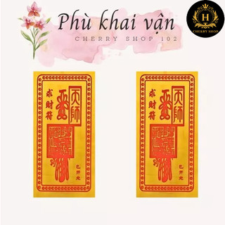 Phù khai vận - mở đường thành công, bình an, may mắn - sỉ ib
