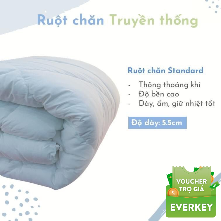 Ảnh Ruột chăn truyền thống Original High EVERON (Kích thước 200x220cm, Độ dày 5cm) giữ ấm tốt (OH) 1
