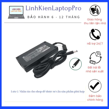Sạc Laptop HP 19.5V 7.7A 150W CHÂN TO dành cho 8570w 8560w 8760w 8770w HP Zbook 14 G1 G2, Zbook 15 G1 G2 ZIN NEW 100%