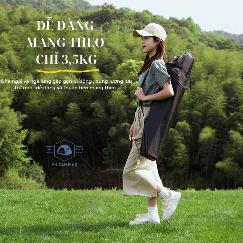 Ghế Camping Ngả Lưng Tmountain Gấp Gọn Thư Giãn Dã Ngoại Du Lịch Cao Cấp Dễ Sử Dụng | BigBuy360 - bigbuy360.vn