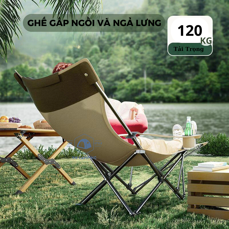 Ghế Camping Ngả Lưng Tmountain Gấp Gọn Thư Giãn Dã Ngoại Du Lịch Cao Cấp Dễ Sử Dụng | BigBuy360 - bigbuy360.vn