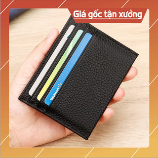 Ví bỏ thẻ , cardholder da bò ý cao cấp bảo hành 12 tháng.