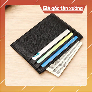 Ví bỏ thẻ , cardholder da bò ý cao cấp bảo hành 12 tháng.