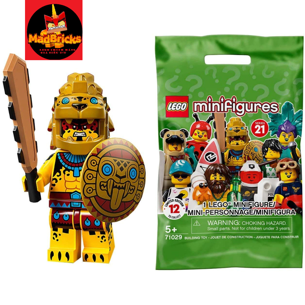 (LEGO 71029 ) MINIFIGURE SERIES 21 AZTEC WARRIOR | Shopee Việt Nam