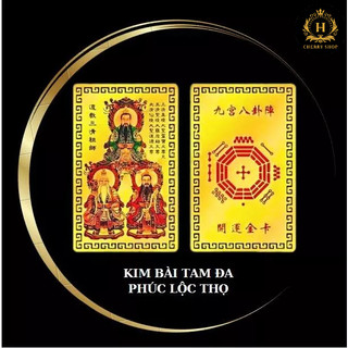 Kim bài Tam Đa Phúc Lộc Thọ