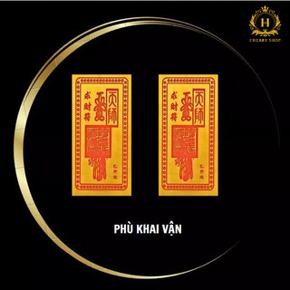 Phù khai vận - mở đường thành công, bình an, may mắn - sỉ ib