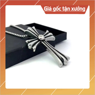 Dây chuyền unisex chữ thập lơn  bảo hành 12 tháng ( chỉ bán mặt).