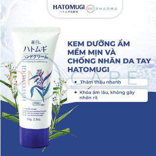 Kem Dưỡng Da Tay Làm Mềm Da Reihaku Hatomugi The Hand Cream Nhật Bản (Tuýp 65g)