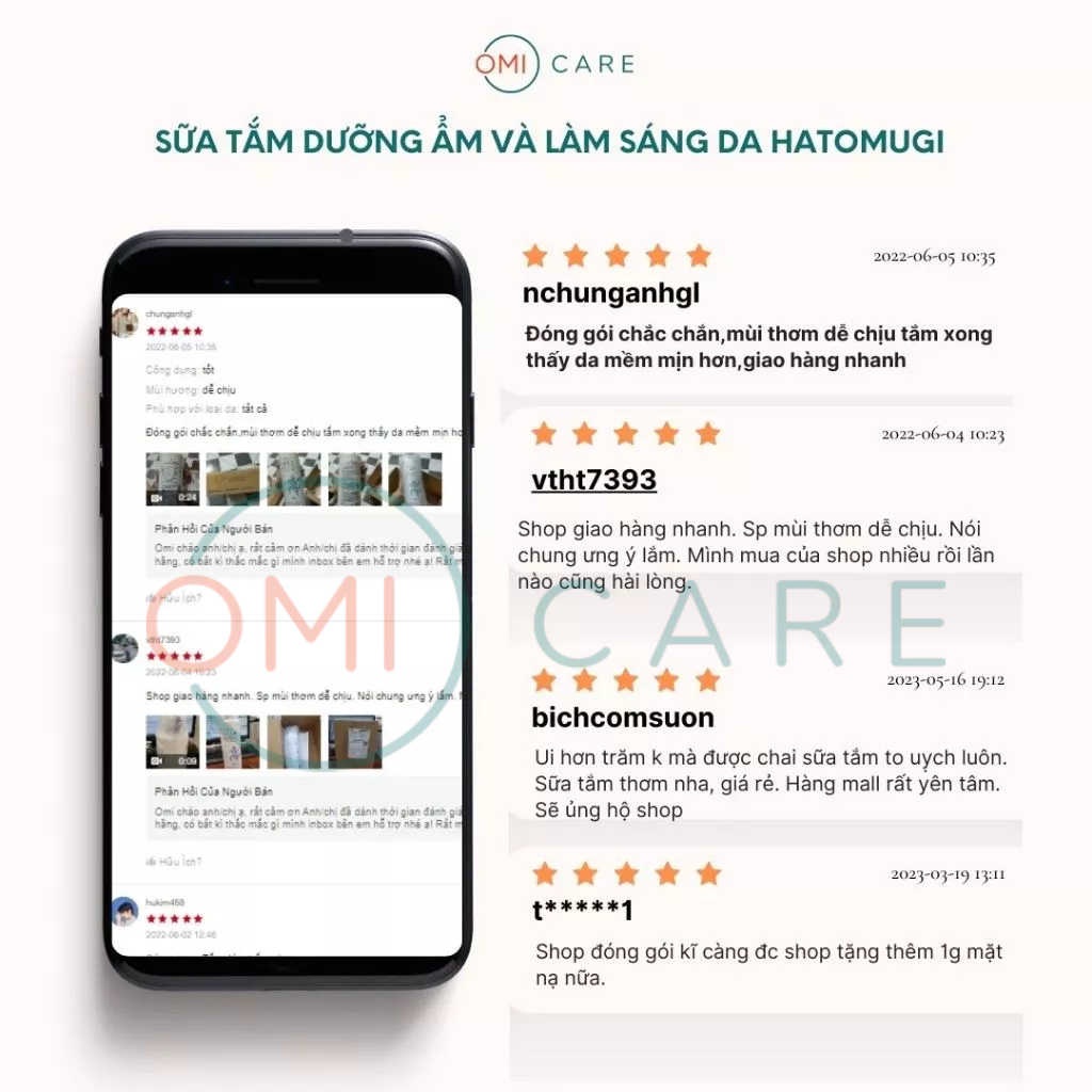Sữa Tắm Dưỡng Ẩm Và Làm Sáng Da Reihaku Hatomugi Body Soap (800ml) | BigBuy360 - bigbuy360.vn
