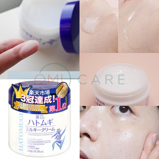 Kem Dưỡng Ẩm Hatomugi Chiết xuất Ý Dĩ Dưỡng Ẩm Và Làm Sáng Da Reihaku Hatomugi 300g