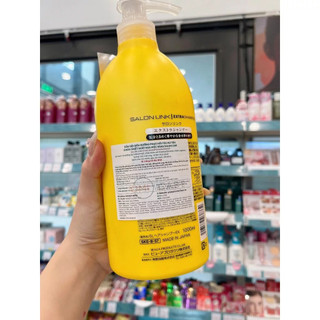 Bộ Dầu Gội Xả Siêu Dưỡng Phục Hồi Tóc Hư Tổn Salon Link Chứa Chiết Xuất Hoa Mộc Vàng Nhật Bản (1000ml)